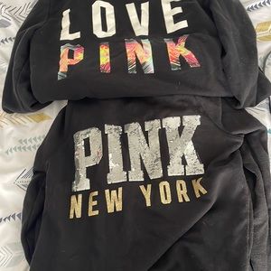 Pink hoodies like new